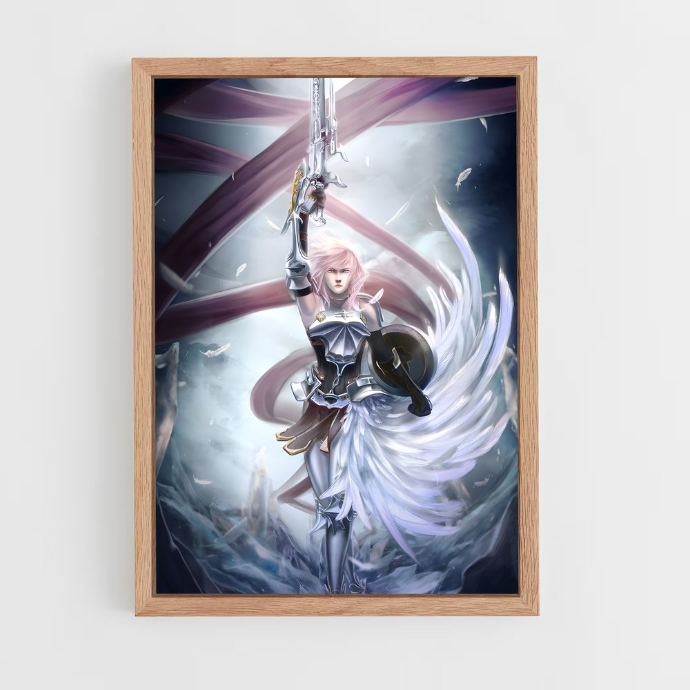 Poster Lightning Plongée – affiche Final Fantasy (vue 4)